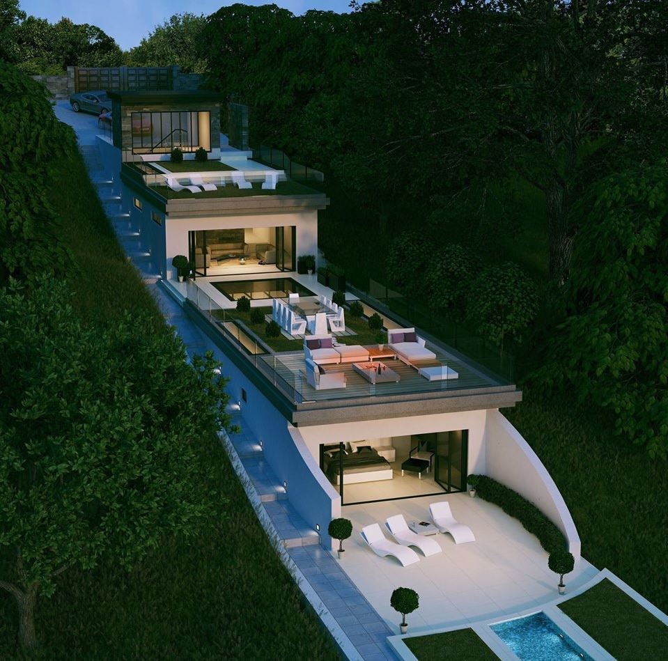 5 floors, 5 meter wide house design - superyacht